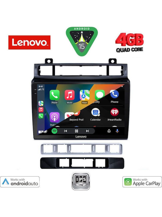 Lenovo Car Audio System for Volkswagen Touareg 2011-2018 (Bluetooth/USB/AUX/WiFi/GPS/Apple-Carplay/Android-Auto) with Touch Screen 9"