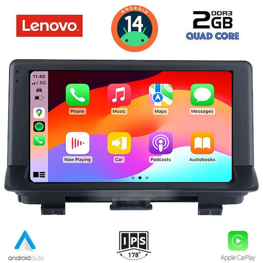 Lenovo Car Audio System for Audi Q3 2012-2018 (Bluetooth/USB/AUX/WiFi/GPS/Apple-Carplay/Android-Auto) with Touch Screen 9"