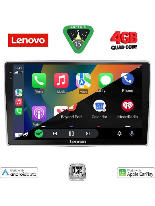 Lenovo Car Audio System for Alfa Romeo Mito 2008-2018 (Bluetooth/USB/AUX/WiFi/GPS/Apple-Carplay/Android-Auto) with Touch Screen 9"