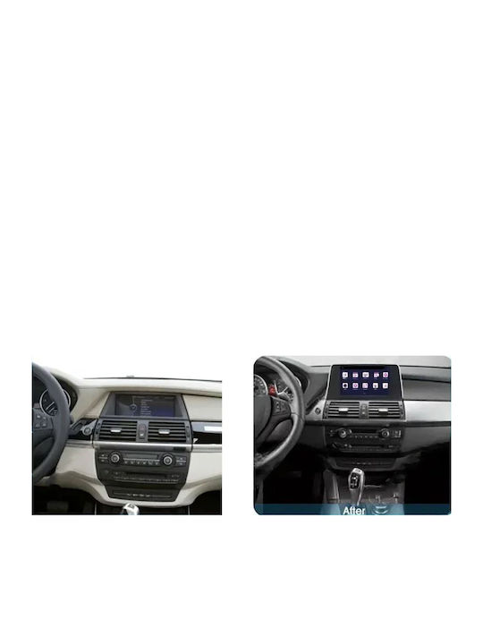 Lenovo Car Audio System for BMW X5 (E70) / X6 (E71) 2009-2013 (Bluetooth/USB/AUX/WiFi/GPS/Apple-Carplay/Android-Auto) with Touch Screen 9"