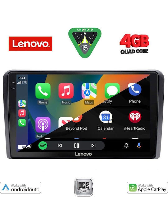 Lenovo Car Audio System for Hyundai H-1 2007 (Bluetooth/USB/AUX/WiFi/GPS/Apple-Carplay/Android-Auto) with Touch Screen 9"