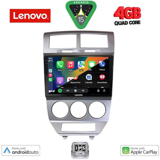 Lenovo Ηχοσύστημα Αυτοκινήτου Dodge Caliber 2006-2012 (Bluetooth/USB/AUX/WiFi/GPS/Apple-Carplay/Android-Auto) με Οθόνη Αφής 10"