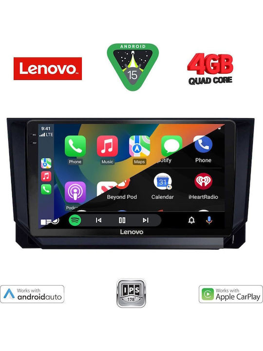 Lenovo Car Audio System for Mazda CX-9 2006-2015 (Bluetooth/USB/AUX/WiFi/GPS/Apple-Carplay/Android-Auto) with Touch Screen 10"