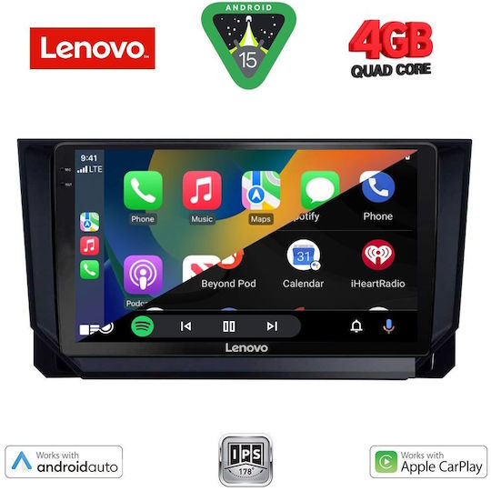 Lenovo Car Audio System for Mazda CX-9 2006-2015 (Bluetooth/USB/AUX/WiFi/GPS/Apple-Carplay/Android-Auto) with Touch Screen 10"