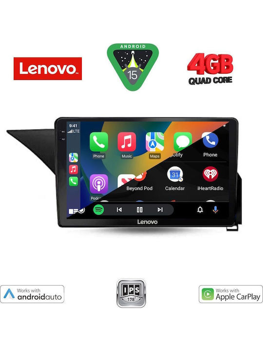 Lenovo Car Audio System for Mercedes-Benz E Class 2012-2014 (Bluetooth/USB/AUX/WiFi/GPS/Apple-Carplay/Android-Auto) with Touch Screen 10"