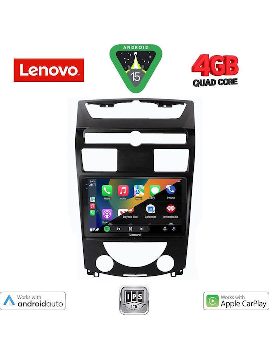 Lenovo Car Audio System for Ssangyong Rexton 2006-2015 (Bluetooth/USB/AUX/WiFi/GPS/Apple-Carplay/Android-Auto) with Touch Screen 10"