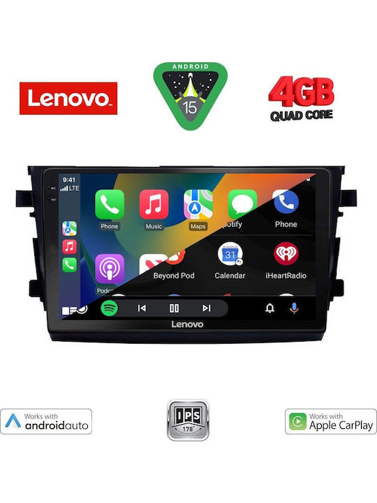 Lenovo Car Audio System for Suzuki Celerio 2015 (Bluetooth/USB/AUX/WiFi/GPS/Apple-Carplay/Android-Auto) with Touch Screen 9"