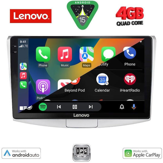 Lenovo Car Audio System for Volkswagen Passat 2010-2015 (Bluetooth/USB/AUX/WiFi/GPS/Apple-Carplay/Android-Auto) with Touch Screen 10"
