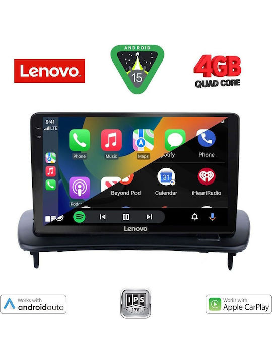 Lenovo Car Audio System for Volvo C30 / S40 2005-2013 (Bluetooth/USB/AUX/WiFi/GPS/Apple-Carplay/Android-Auto) with Touch Screen 9"