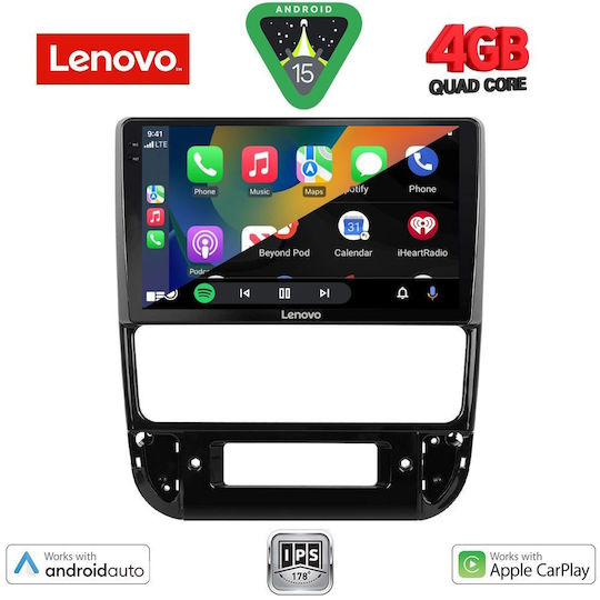 Lenovo Car Audio System for Peugeot 406 1998-2004 (Bluetooth/USB/AUX/WiFi/GPS/Apple-Carplay/Android-Auto) with Touch Screen 9"