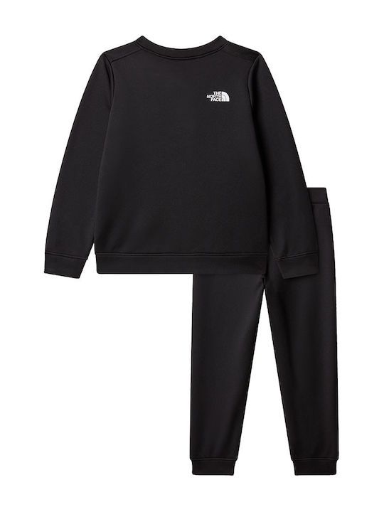 Kids Tracksuits Fleece Set Black