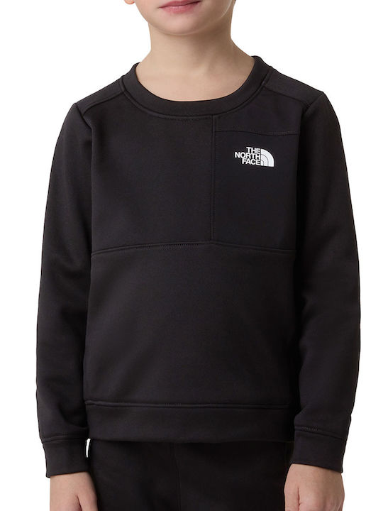 Kids Tracksuits Fleece Set Black