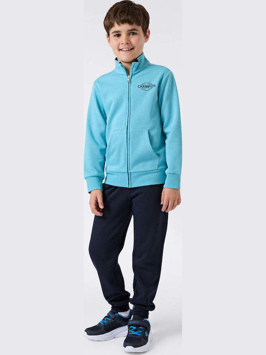 Kids Sweatpants Set Light Blue 2 Pieces