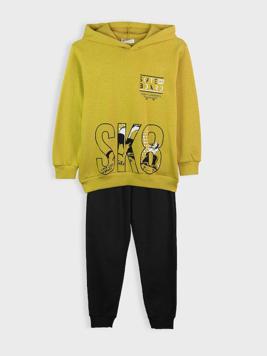 Kinder Sweatpants Set - Jogginganzug Gelb 2Stück