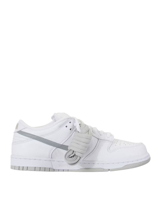 Ανδρικά Sneakers White Metallic Silver