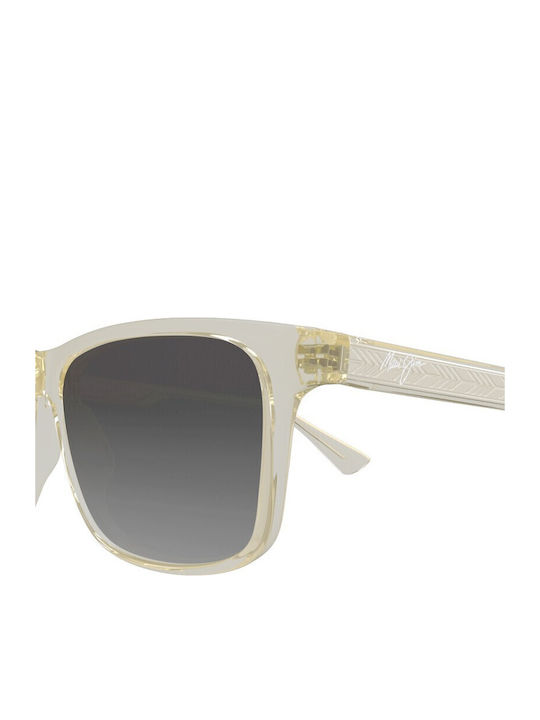 Maui Jim Γυναικεία Γυαλιά Ηλίου με Λευκό Σκελετό και Ροζ Ντεγκραντέ Φακό 587-21