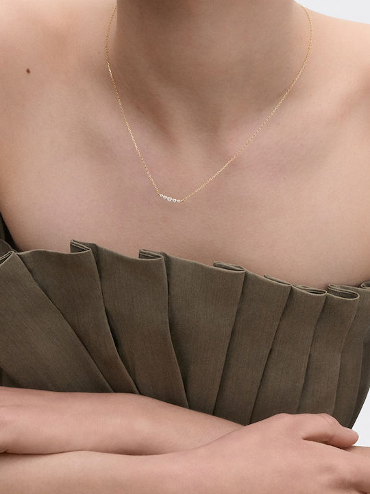 P D Paola Necklace Made Of Gold Plated Silver