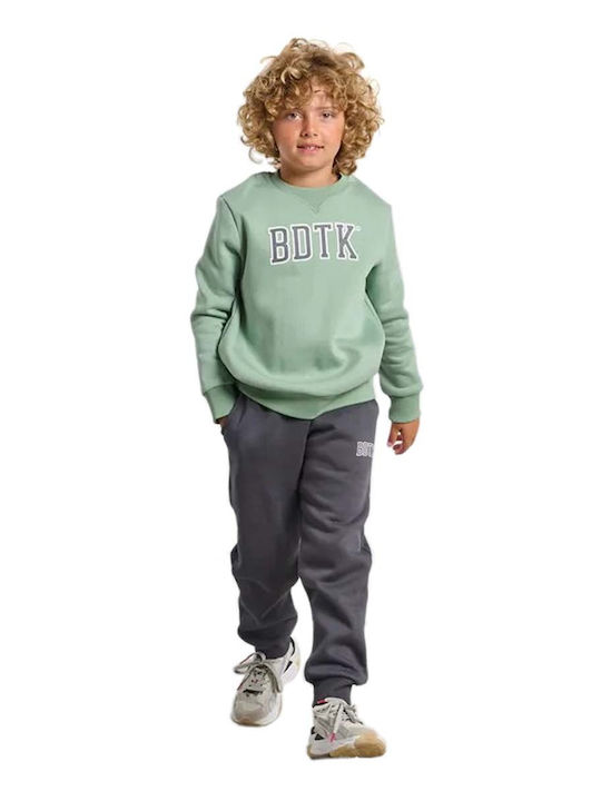 Kids Sweatpants Set Sage 2pcs