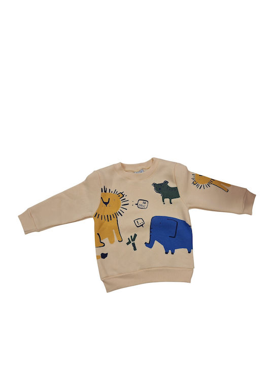 Kinder Sweatpants Set - Jogginganzug Beige 2Stück