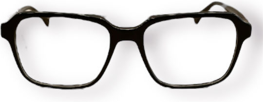 Kubik Ko3087c C1 Unisex Acetate Prescription Eyeglass Frames Square Black