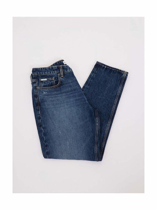 Herren Jeanshosen Entspannt Verjüngt Passform Dunkel