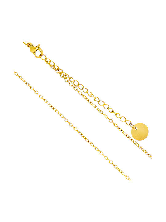 Xryseio Chain Neck made of Stainless Steel Gold-plated