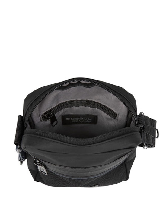 Darek Men's Shoulder / Crossbody Bag Black