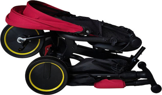 Miko Foldable Convertible Tricycle Bicycle For 6 Months Red