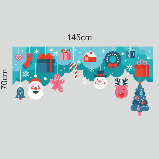 Vitrină de Crăciun Celebrate Christmas 145x70cm