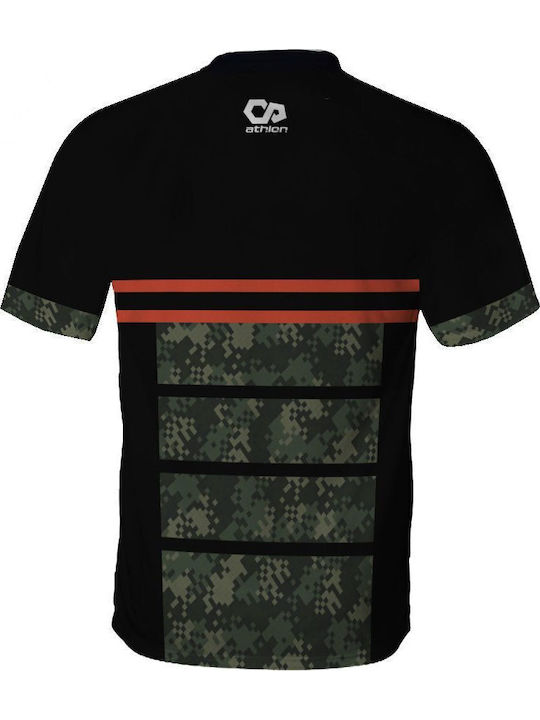 Athlon Short Sleeve Shirt 170-1863 for Muay Thai Black