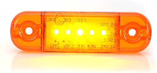 Led Position Light 711 W97.2 12v-24v Orange Was