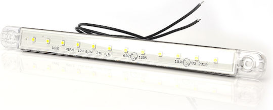 LED позиционна светлина 722 W97.5 12v-24v бяла Was