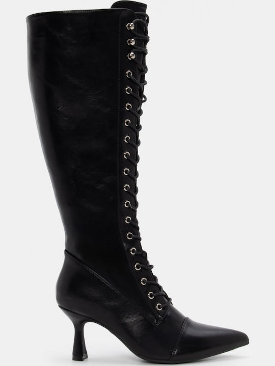 Women's Boots with Laces Black