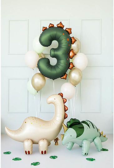 Balloon Jumbo Number 3 Green 92cm