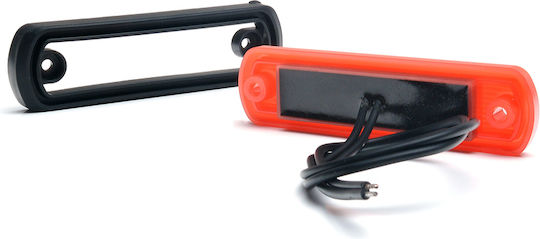 Lumină de poziție LED 1342 W189n 12v-24v roșu Was