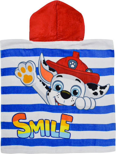 Stamion Poncho Paw Patrol White 50x100cm White