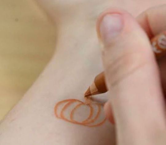 Namaki Bio Creion Slim Pentru Pictură pe Față Portocaliu