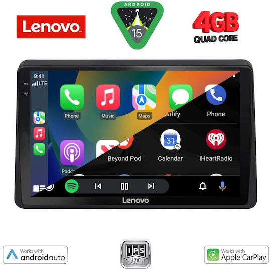 Lenovo Ηχοσύστημα Αυτοκινήτου για Opel Movano Renault Master Nissan NV400 2020 (Bluetooth/USB/AUX/WiFi/GPS/Apple-Carplay/Android-Auto) με Οθόνη Αφής 10"