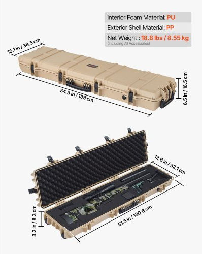 Vevor Khaki Carbine Case 127cm