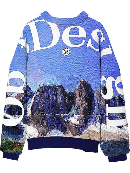 Sweatshirt mit Kapuze Blau