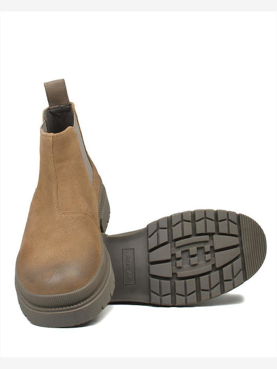 Leather Brown Chelsea Boots