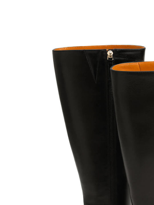 Patent Leather Women's Boots Black
