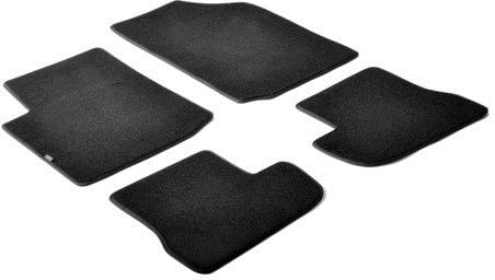 Lampa Set of Front and Rear Mats 4pcs for Citroen C2 2010+ Black