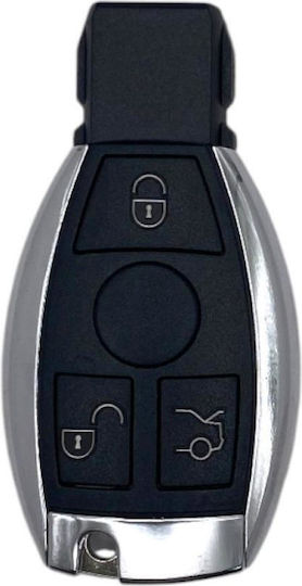 Foldable Car Key Shell with Blade with 3 Buttons Type for Mercedes Benz