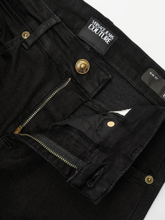 Milano Men's Jeans Pants With Slim Fit Black