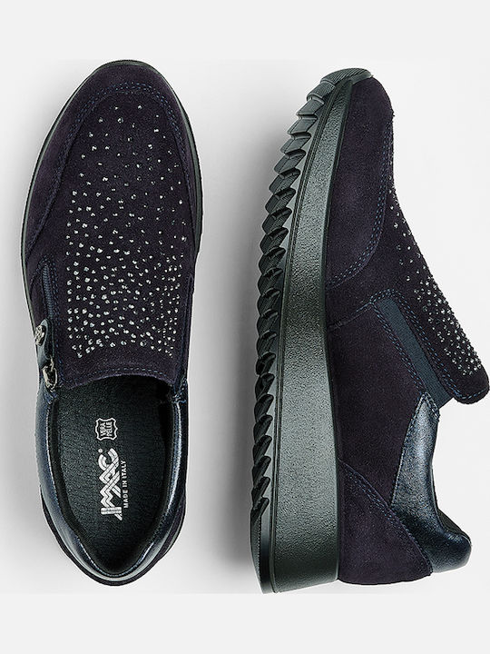 Anatomische Damen Slip-Ons Leder Lila