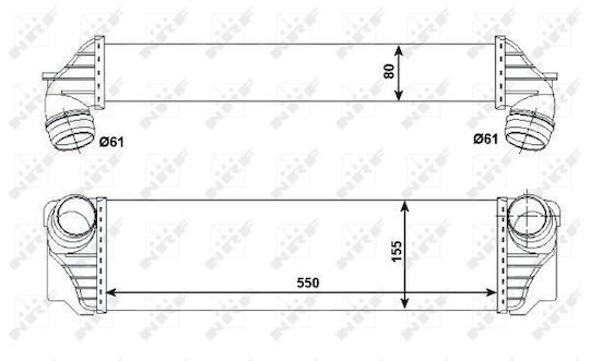 Intercooler Kompressor Nrf 30523