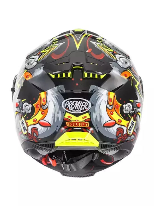 Premier Typhoon LY 12 Κράνος Μηχανής Full Face ECE 22.06 1580gr με Pinlock και Sunvisor
