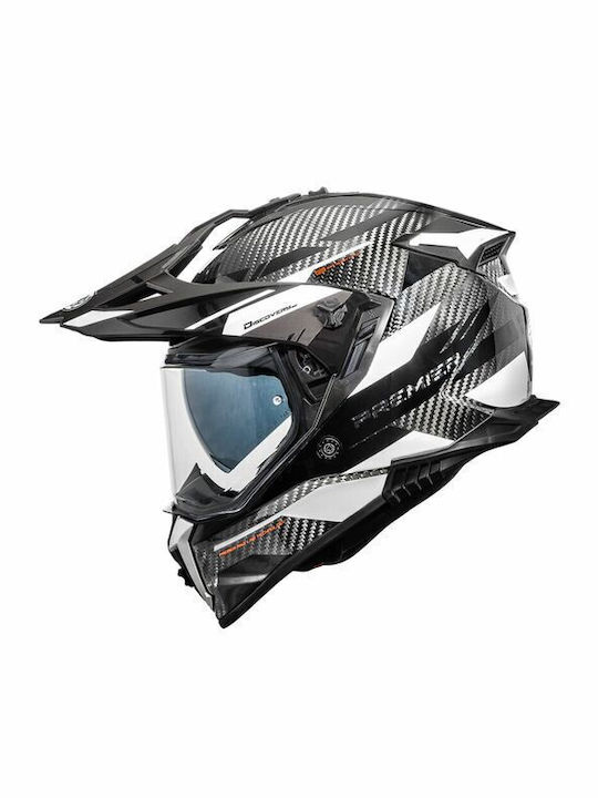 Premier Discovery Gray Gloss EA 8 Κράνος Μηχανής On-Off ECE 22.06 με Pinlock και Sunvisor