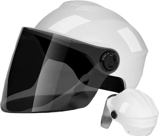 FIXATO Helmet for Electric Scooter Universal in White Colour